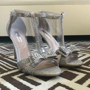 International Concepts Reese Bow Strap Heels